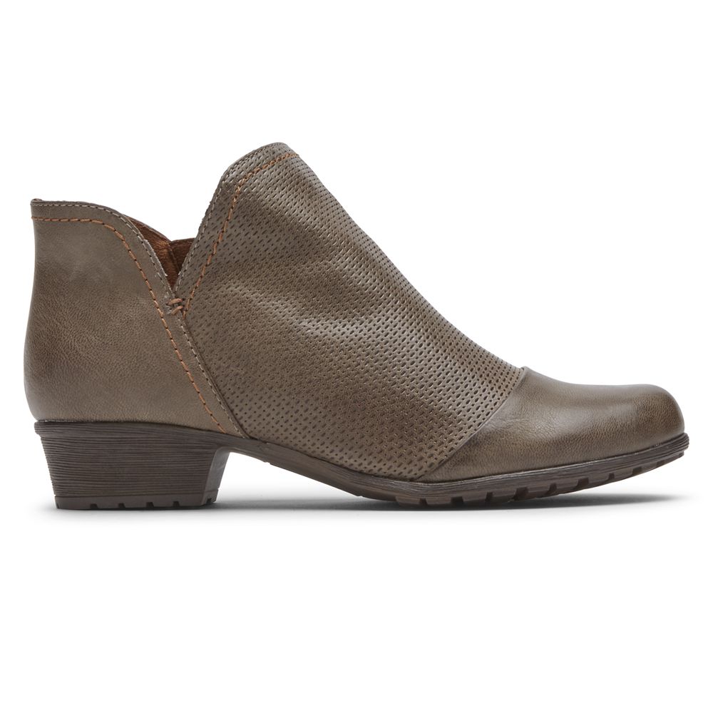 Botine Rockport Dama Cobb Hill Gratasha V-Cut Taupe - Romania 9104-LMGOA